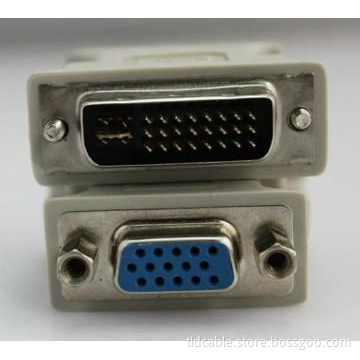 high quality DVI 24+1 M to VGA F Adapter